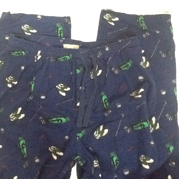 Varsity Sleepwear Golf Print Cotton PJ Sleep Pant - Picture 1 of 11